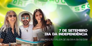 Que tal aproveitar o dia da Independência? 