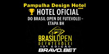 Pampulha Design Hotel é o Hotel Oficial do Brasil Open de Futevôlei em BH