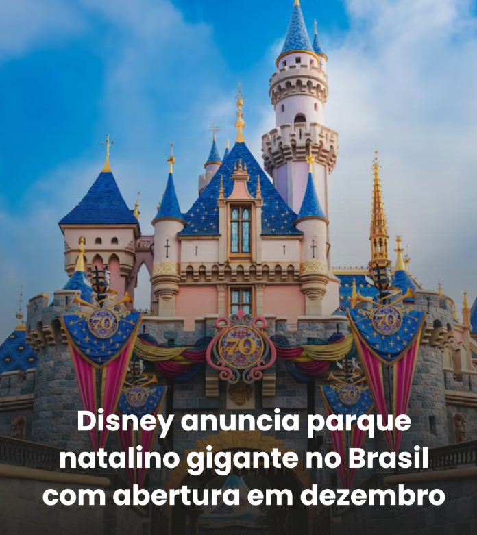 Disney anuncia maior parque natalino já realizado no Brasil, e Curitiba será o palco deste espetáculo inesquecível