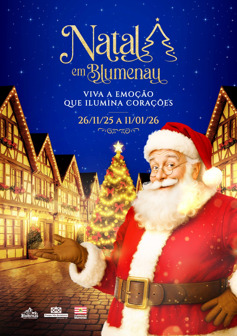 Natal em Blumenau 2025
