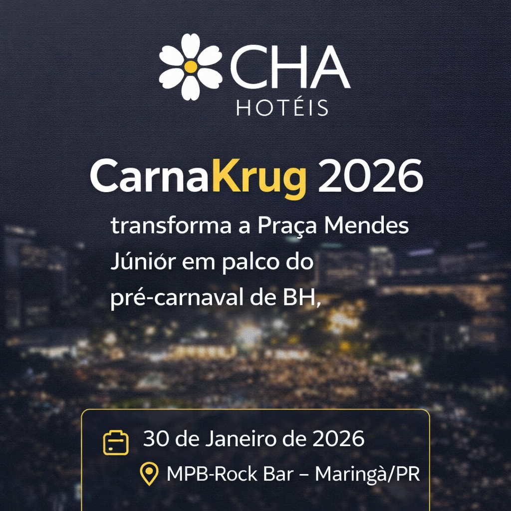 CarnaKrug 2026 transforma a Praça Mendes Junior em palco do pré-carnaval de BH