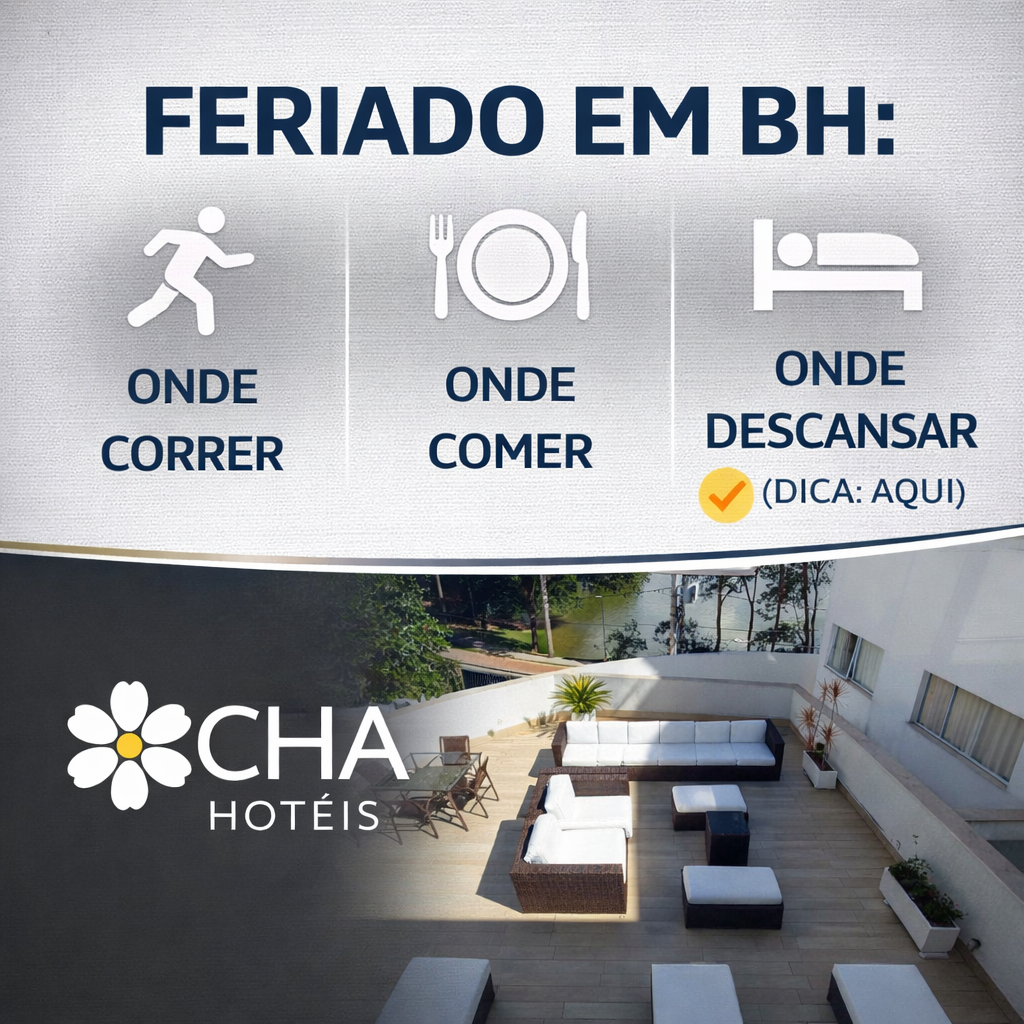 Feriado em BH onde correr, onde comer, onde descansar (dica aqui)