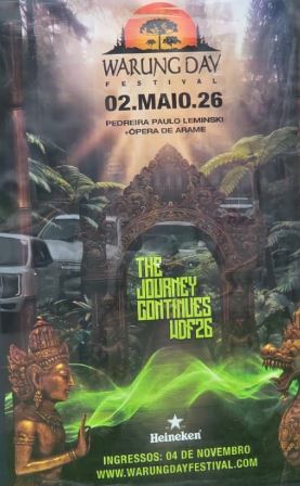 Warung Day Festival 2026 quando a música encontra a natureza e a jornada continua em Curitiba