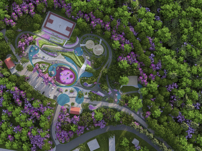 Novo parque vai unir áreas de contemplação, preservação ambiental, e atividades físicas no bairro Cachoeira