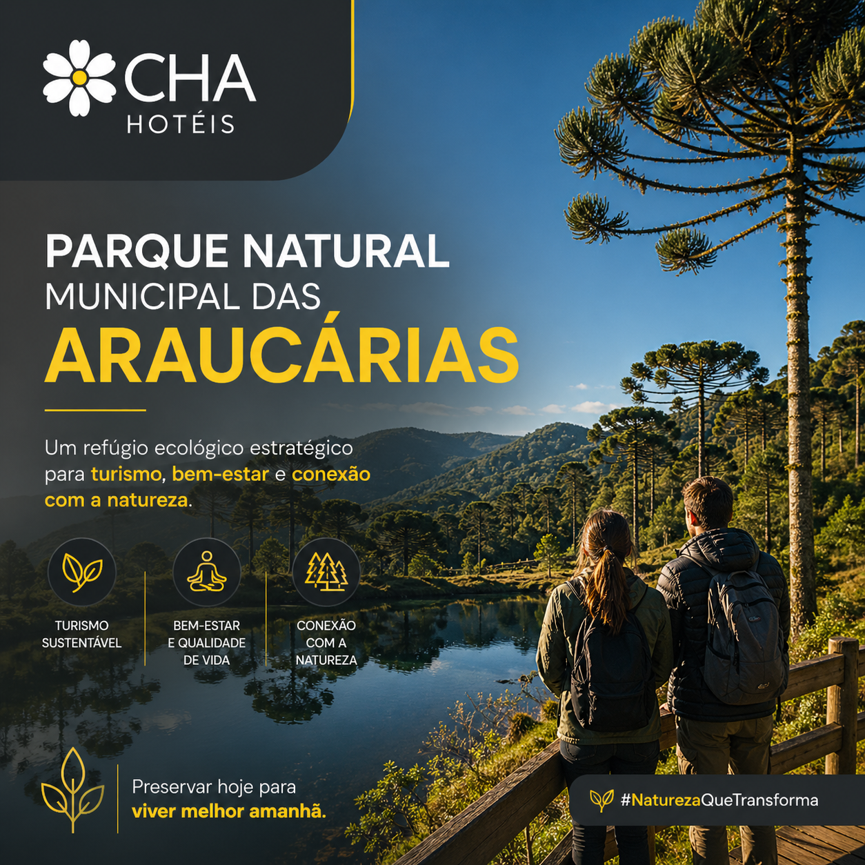 Parque Natural Municipal das Araucárias um refúgio ecológico estratégico para turismo, bem-estar e conexão com a natureza