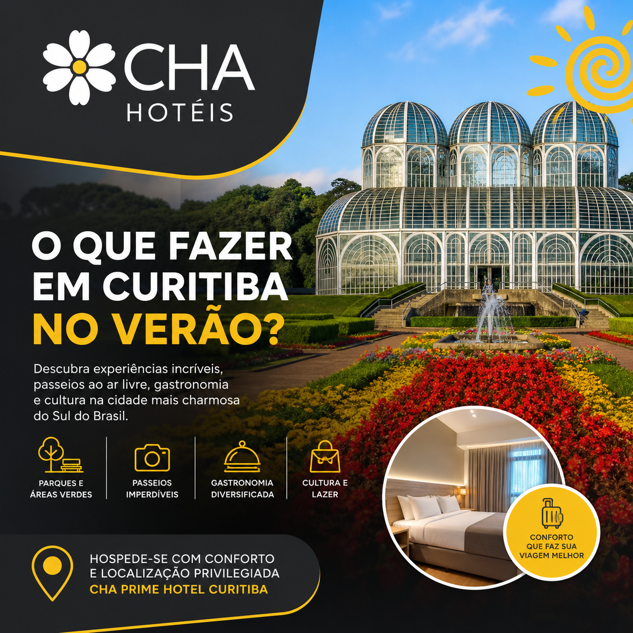 O que fazer em Curitiba no verão