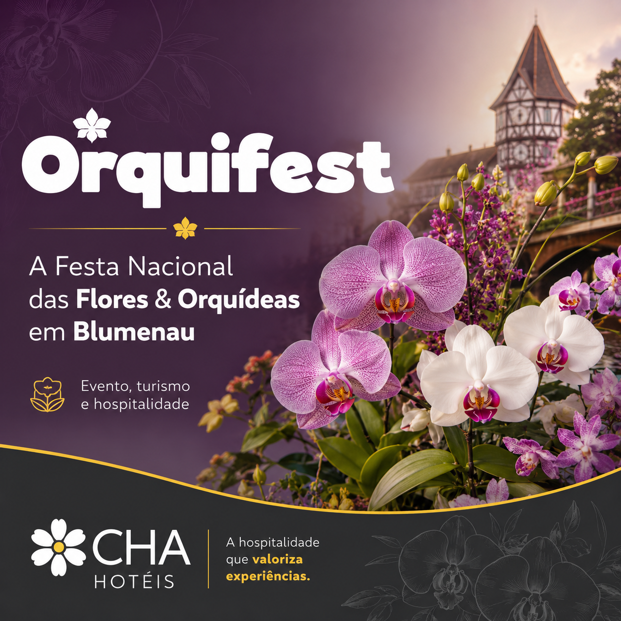 Orquifest A Festa Nacional das Flores & Orquídeas em Blumenau