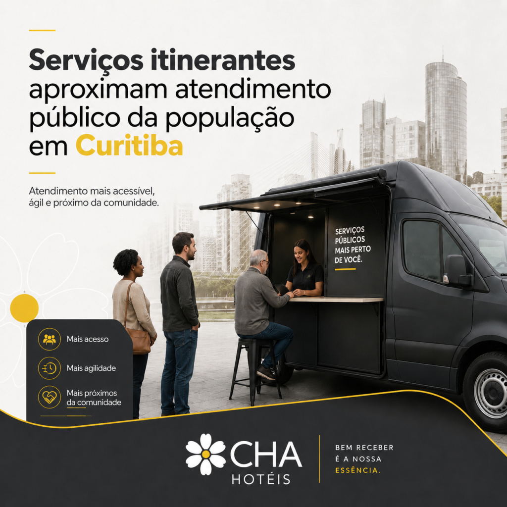 Serviços itinerantes aproximam atendimento público da população em Curitiba