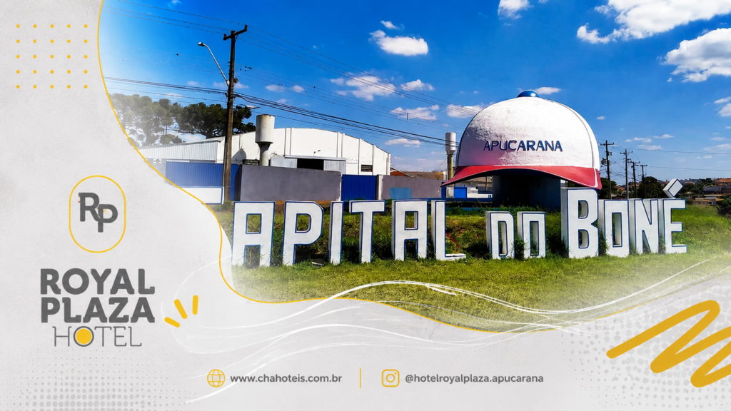 Apucarana é referência no vestuário e na produção de bonés. Veja por que o Royal Plaza Hotel é uma ótima opção para quem viaja a negócios.