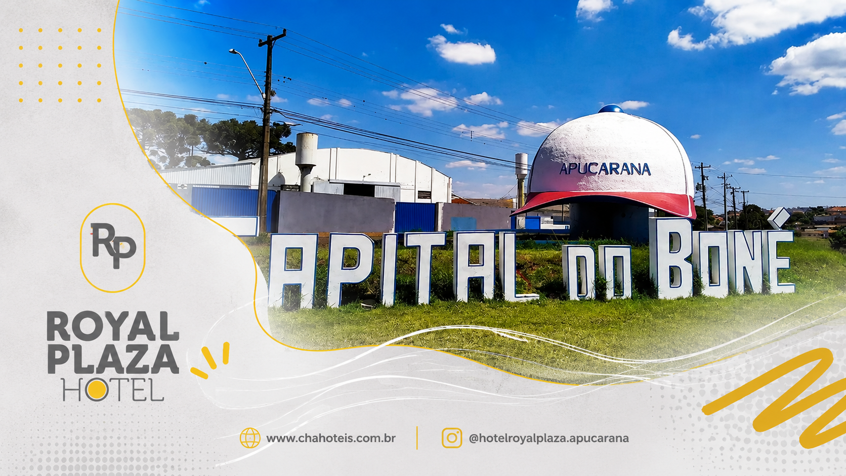 Apucarana é referência no vestuário e na produção de bonés. Veja por que o Royal Plaza Hotel é uma ótima opção para quem viaja a negócios.